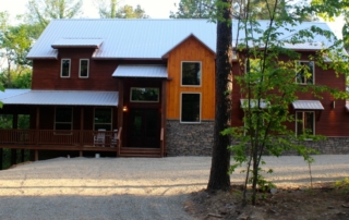 Lazy Bear Lodge exterior.