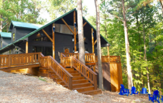 Stream Life Cabin Exterior.