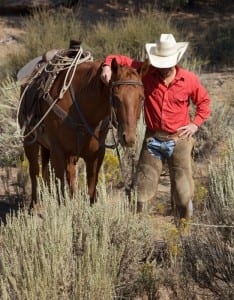 cowboy with horse