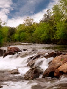 Waterfall at Beavers Bend State Park in Broken Bow