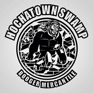 Hochatown Swamp Booger Mercantile logo.