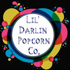 Lil Darlin Popcorn Company logo.
