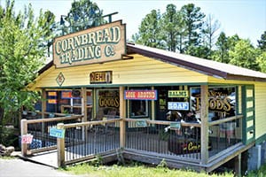 Cornbread Trading Company exterior.