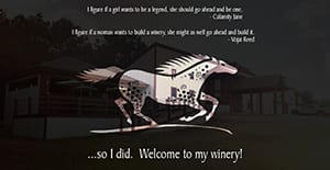 horse Vojai’s Winery logo.