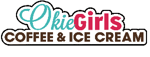 Okie Girls Coffee & Ice Cream logo.