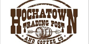 Hochatown Trading Post and Coffee Co. logo.