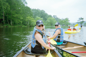 Canoeing with Friends