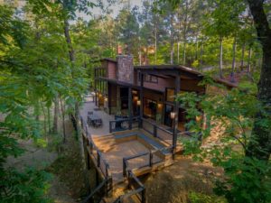 A cabin in Hochatown, Oklahoma, to watch the eclipse from.