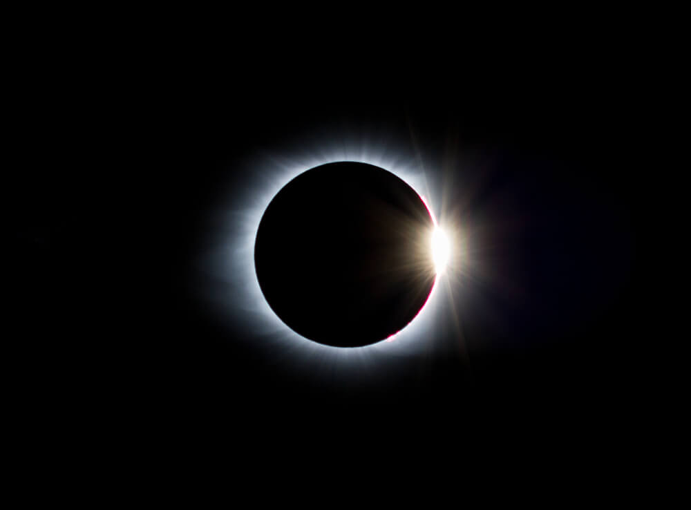 The view of the eclipse in Oklahoma.