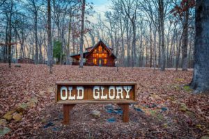 A Hochatown cabin rental to relax in while looking up Idabel restaurants.