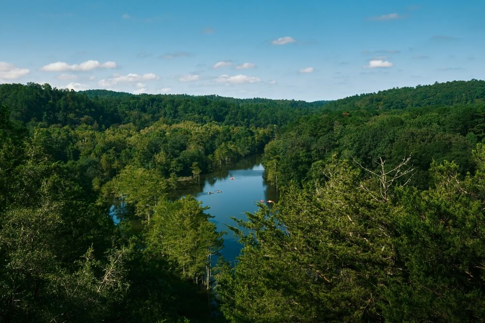 A view of Oklahoma nature in Broken Bow.